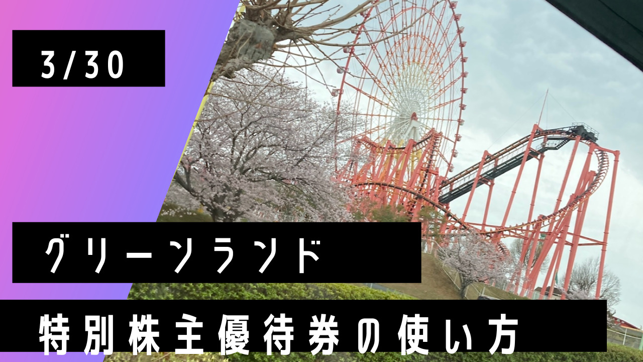 グリーンランド株主優待 株主感謝デー特別チケット - その他